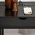 Nelle Black Bedside Table with USB Ports