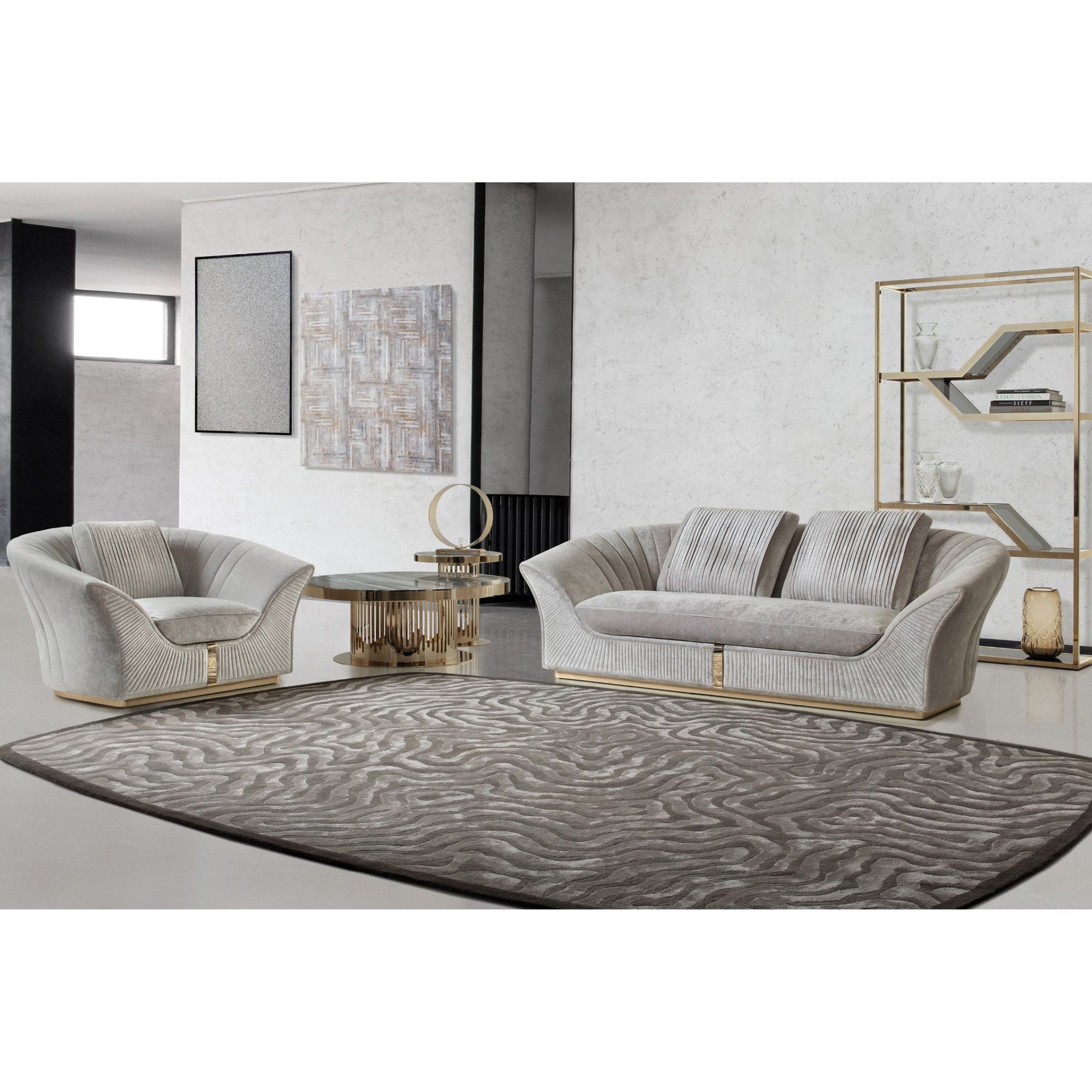 Ariana 3 Piece Six Seater Sofa Set