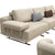 Vega 3 Piece Sofa Set with Stain Resistant Fabric