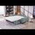 Overlea 3-Seater Sofa Bed with Mattress in Blue-Green