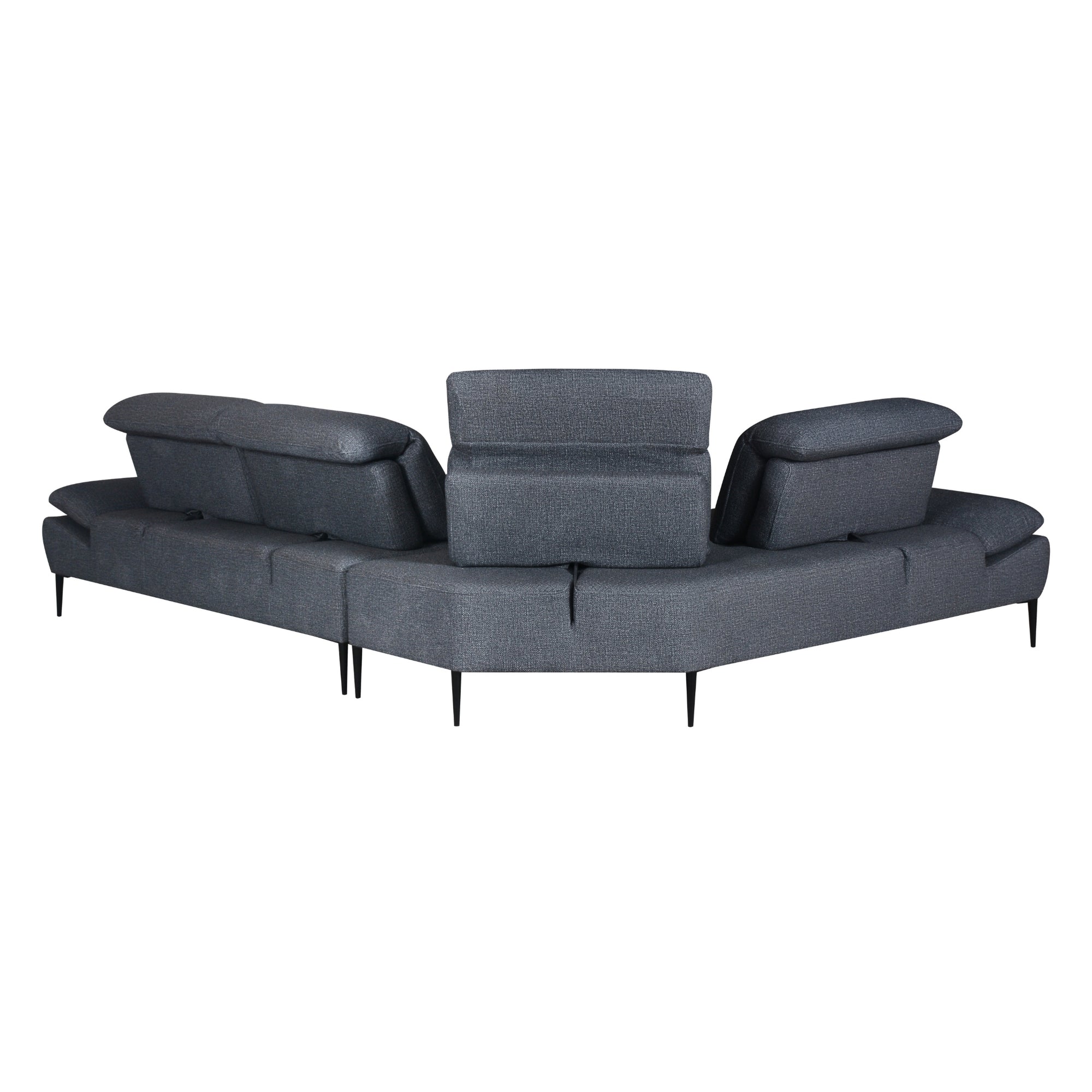 Selina Sectional Corner Sofa – 5-Seater, Adjustable, Modern Design (Pebble Grey or Latte)