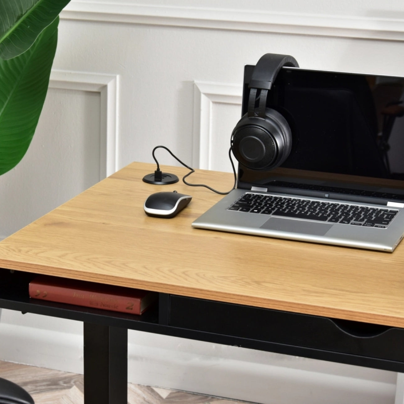 Apex electric standing desk drawer.