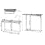 Apex electric standing desk drawing of dimensions.