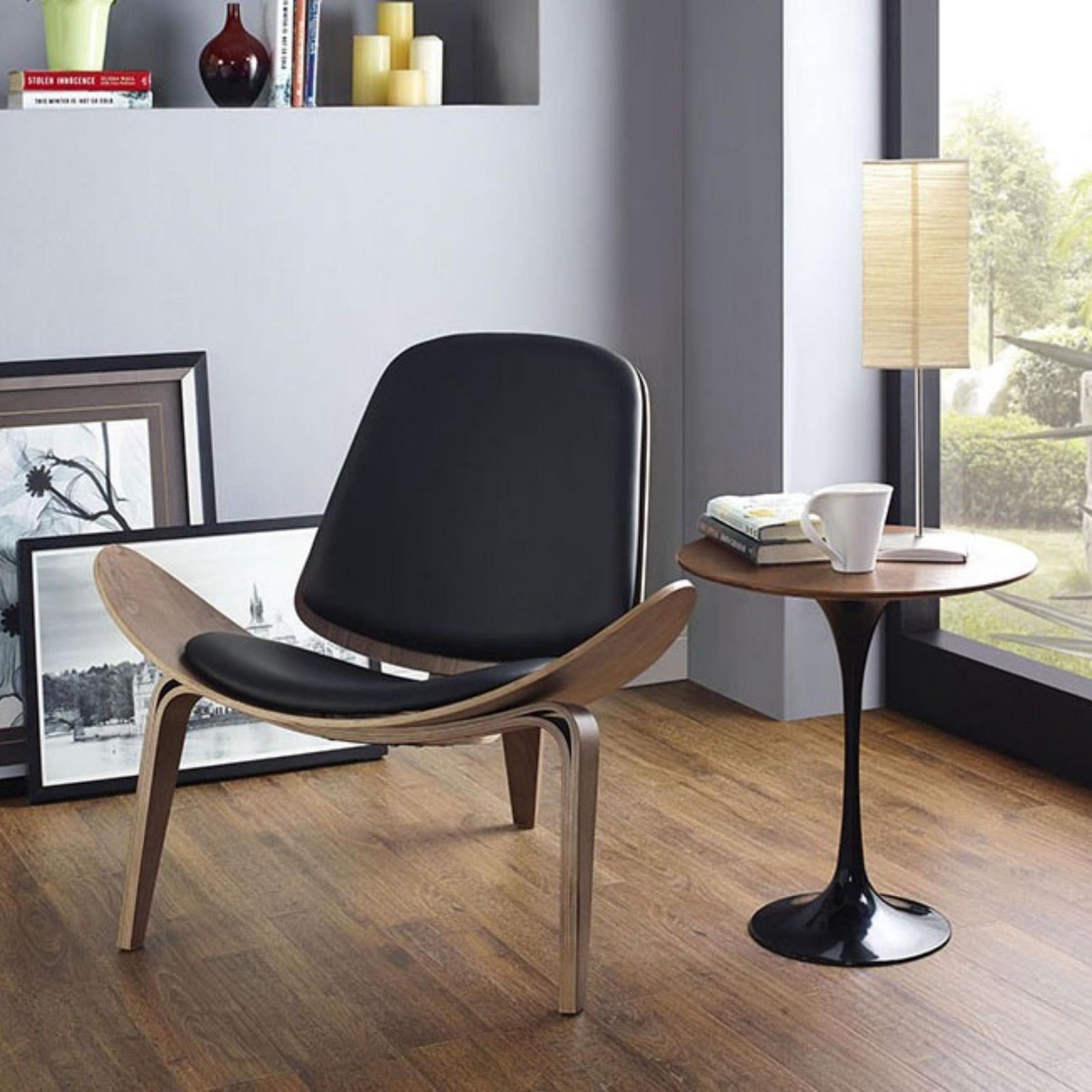 Black hans wegner online chair